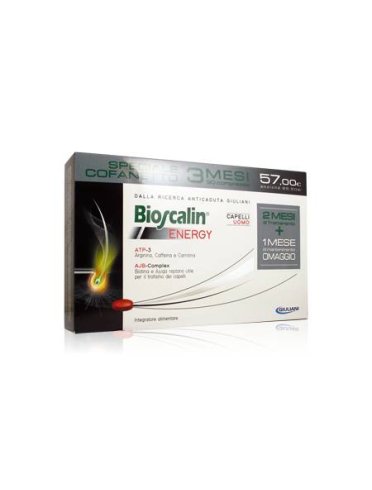 Bioscalin energy - integratore anticaduta uomo - 90 compresse