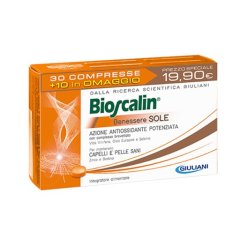 Bioscalin Sole 30+ - Integratore Alimentare per Capelli e Pelle - 10 Compresse
