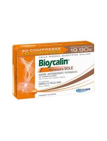 Bioscalin sole 30+ - integratore alimentare per capelli e pelle - 10 compresse