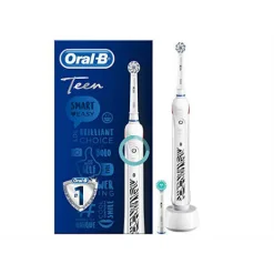 Oral-B Power Smart Teen - Spazzolino Elettrico per Ragazzi - Colore Bianco