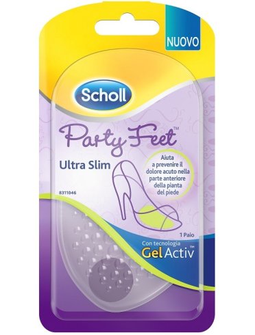 Scholl party feet  ultra slim plantare con cuscinetto anteriore