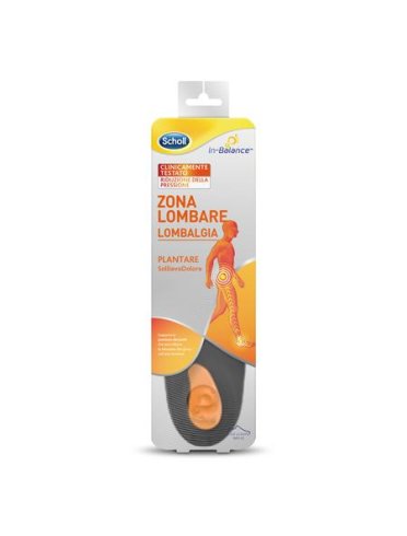 Scholl plantare zona lombare taglia m 2 pezzi