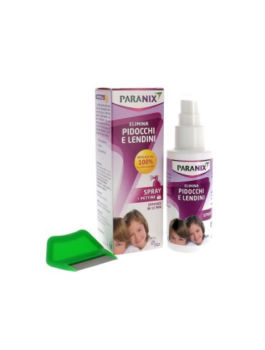 Paranix - spray per eliminare i pidocchi - 100 ml + pettine
