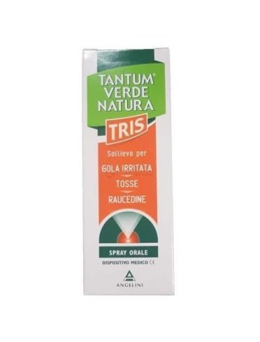 Tantum verde natura tris - trattamento per gola irritata e tosse - spray da 15 ml