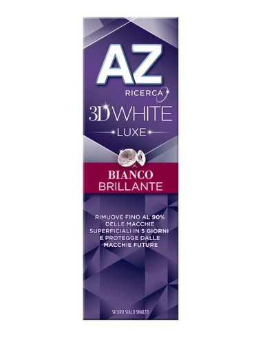 Az 3d white luxe - dentifricio bianco brillante - 75 ml