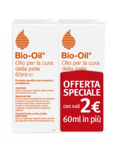 Bio-oil olio per la cura della pelle 2 x 60 ml