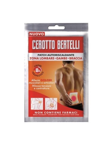 Bertelli cerotto autoriscaldante 2 celle 1 pezzo