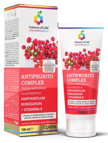 Colours of life skin supplement antiprurito complex - crema corpo per calmare il prurito - 100 ml