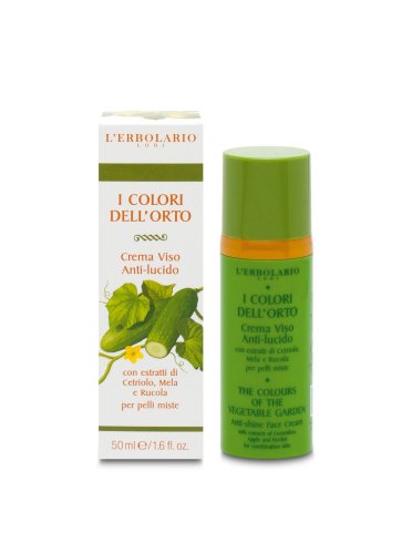 L'erbolario i colori dell'orto verde crema viso anti lucido 50 ml