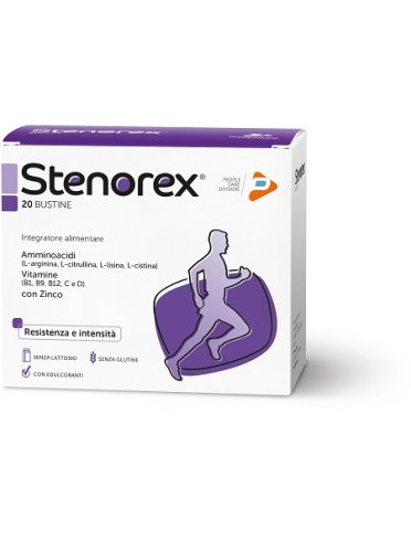 Stenorex - integratore di aminoacidi per sportivi - 20 bustine
