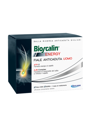 Bioscalin energy - trattamento anticaduta uomo - 20 fiale