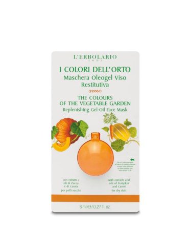L'erbolario i colori dell'orto arancione masch oleogel viso restitutiva8 ml