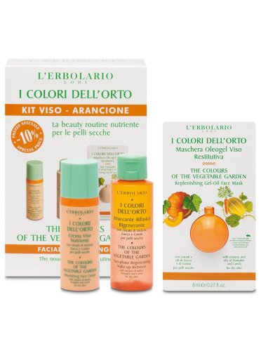 L'erbolario i colori dell'orto kit viso arancione prezzo speciale 10% edizione limitata