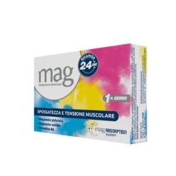 Mag Ricarica 24 Ore - Integratore di Magnesio per Stanchezza Fisica e Mentale - Formato Bipack 2 x 10 Bustine