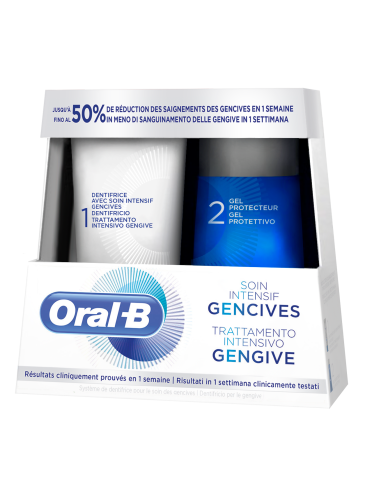 Oral-b trattamento intensivo gengive 85 ml + 63 ml