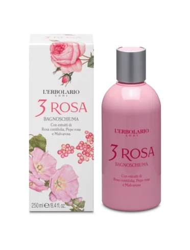 L'erbolario 3 rosa bagnoschiuma profumato 250 ml L'erbolario 3 rosa bagnoschiuma profumato 250 ml