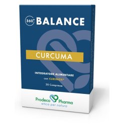 360 Balance Curcuma - Integratore Antiossidante - 30 Compresse