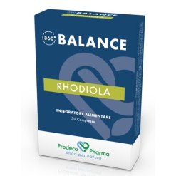 360 Balance Rhodiola - Integratore Tonico-Adattogena - 30 Compresse