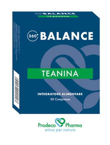 360 balance teanina integratore benessere mentale 30 compresse