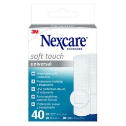 3M Nexcare Soft Touch Universal Cerotti Assortiti 40 Pezzi