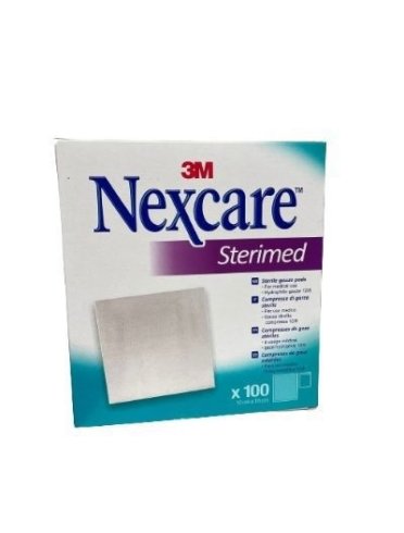 3m nexcare sterimed soft garza compressa in cotone idrofilo 100 pezzi