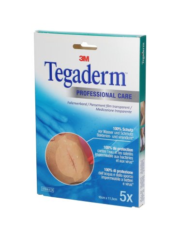 3m tegaderm film medicazione 10x11,5 cm