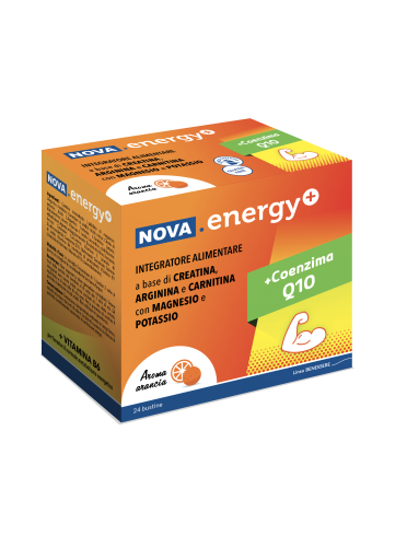 Nova energy+ - integratore energizzante - 24 bustine