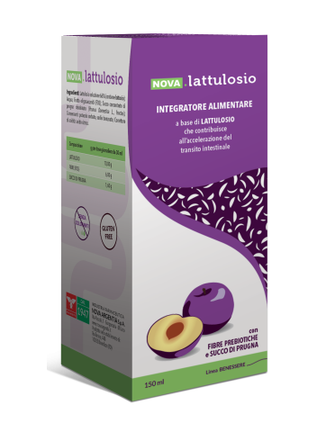 Nova lattulosio - integratore per la regolarità intestinale - 150 ml