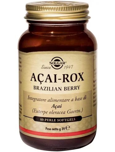 Solgar acai rox - integratore antiossidante - 60 perle Solgar acai rox - integratore antiossidante - 60 perle