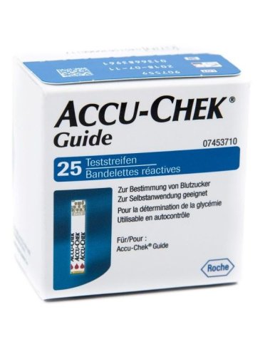 Accu-chek guide strisce reattive 25 pezzi