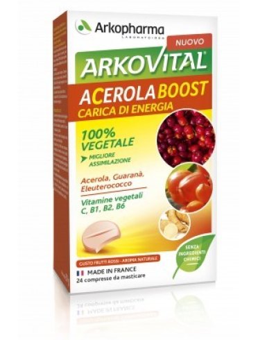 Arkovital acerola boost - integratore per difese immunitarie - 24 compresse