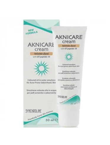 Aknicare cream crema colorata teintee dore' 50 ml Aknicare cream crema colorata teintee dore' 50 ml