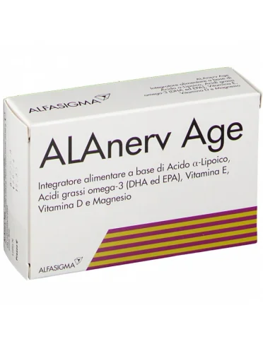 Alanerv age - integratore alimentare antiossidante - 20 capsule Alanerv age - integratore alimentare antiossidante - 20 capsule