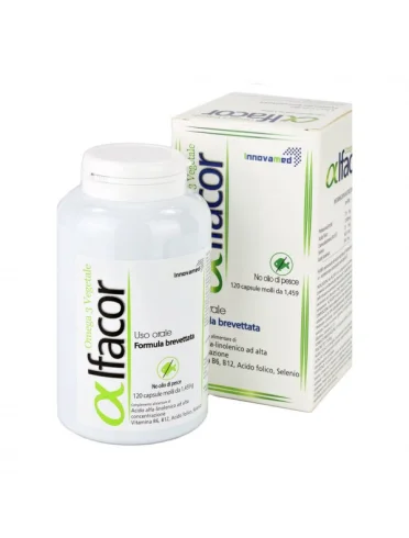Alfacor omega3 vegetale 120 capsule Alfacor omega3 vegetale 120 capsule
