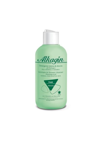 Alkagin - detergente fresh intimo e doccia per pelli normali e sensibili - 250 ml