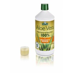 Aloe Vera Pura - Succo di Aloe Pura con Ananas e Papaia - 1 Litro