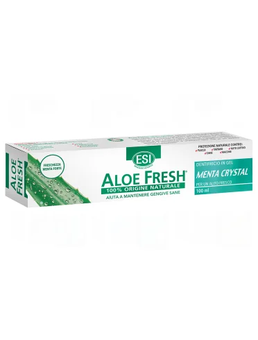 Esi aloe fresh menta crystal - dentifricio gel anticarie - 100 ml Esi aloe fresh menta crystal - dentifricio gel anticarie - 100 ml