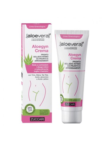 Zuccari aloevera2 aloegyn - crema intima anti-arrossamenti - 50 ml