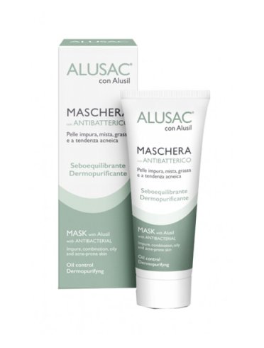 Alusac - machera viso purificante per pelle acneica - 75 ml