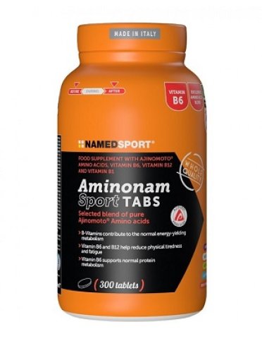 Named sport aminonam sport tabs - integratore di aminoacidi e vitamine - 300 compresse