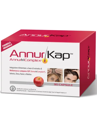 Annurkap - integratore anticaduta capelli - 90 capsule Annurkap - integratore anticaduta capelli - 90 capsule