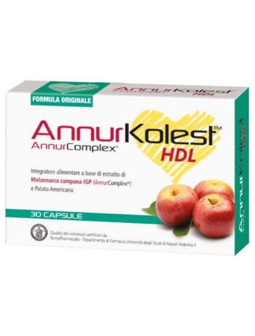 Annurkolest integratore controllo colesterolo 30 capsule