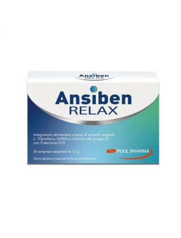 Ansiben relax - integratore per favorire il sonno - 30 compresse Ansiben relax - integratore per favorire il sonno - 30 compresse