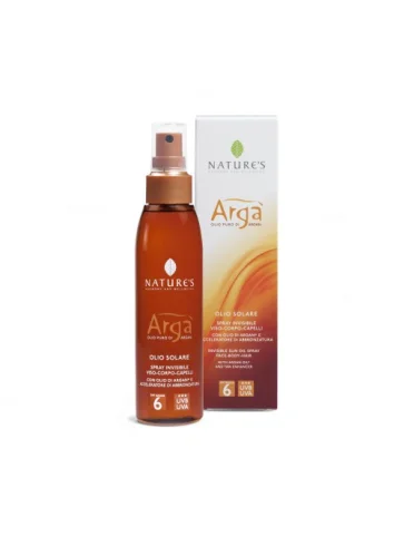 Arga' olio solare spray invisibile spf 6 150 ml Arga' olio solare spray invisibile spf 6 150 ml