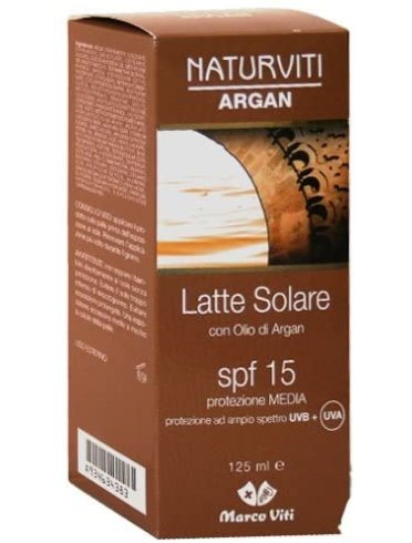 Argan latte solare spf 15 125 ml
