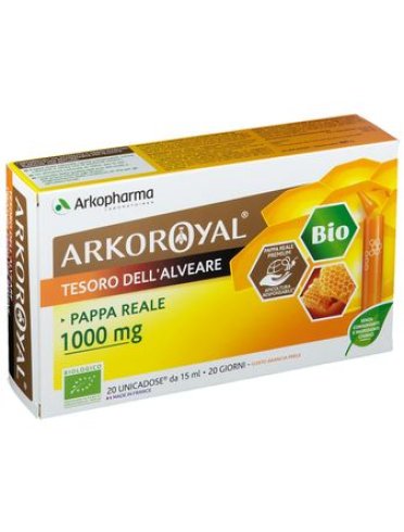 Arkoroyal pappa reale 1000 mg bio 20 fiale unica dose