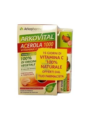 Arkovital acerola 1000 45 compresse promo Arkovital acerola 1000 45 compresse promo