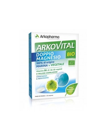 Arkovital doppio magnesio bio 30 compresse