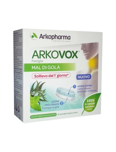 Arkovox pastiglie dm menta/eucalipto 20 pastiglie