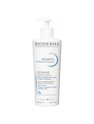 Bioderma atoderm intensive baume - crema corpo idratante relipidante anti-prurito - 500 ml